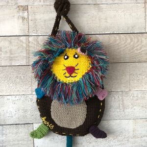 Adorable Barts crochet Lion bag